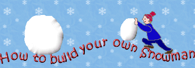 Build your own snowman
